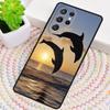Cute Dolphin Animal Phone Case for Samsung Galaxy note 10 pro S26 Ultra S23 S24 FE S25 S21 S22 PLUS shockproof Cove