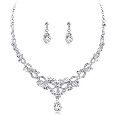Women Necklace Earring Jewelry Bijouterie Sets B0910509 ADM