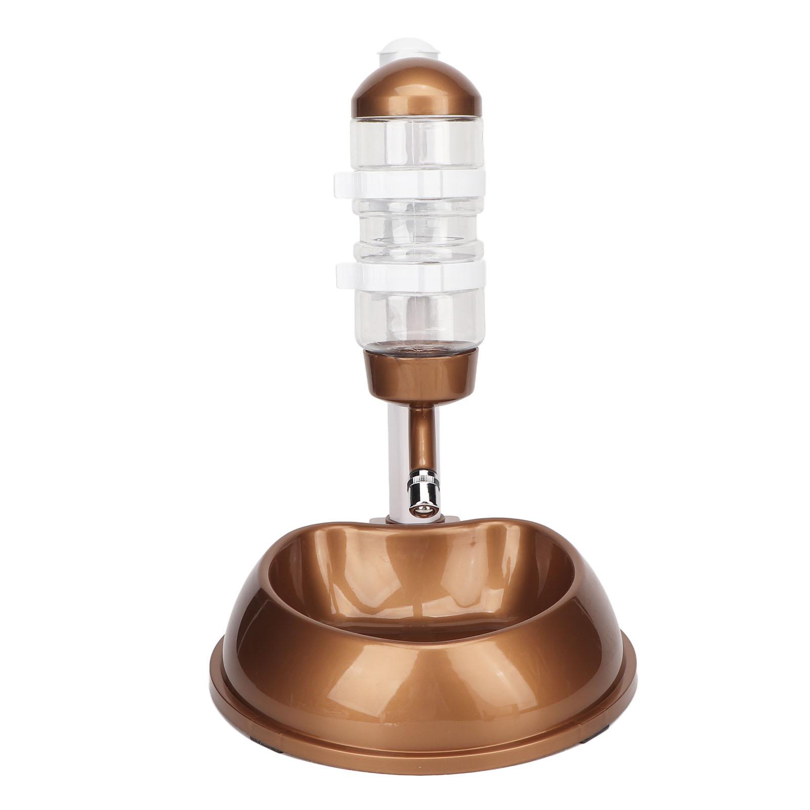 

Pet Standing Water Dispenser Bowl Height Adjustable Multifunction Dog Automatic Water Food Feeder with Detachable Pole