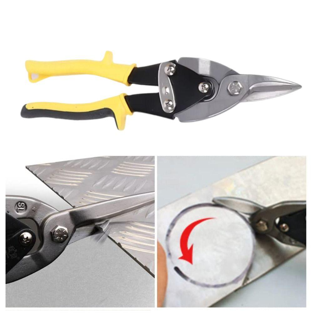 Multi-functional Metal Sheet Shear Anti Slip Handle Aviation Snips Metal Cutting