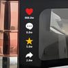 Sunproof Like Comment Favorite and Share Stickers Car DIY Rear Window Car Decorative Car Stickers