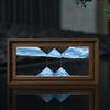 Sandscape Moving Sand Art Picture Quicksand Deep Sea 3D Hourglass Square Wooden Frame Flowing Sand Painting Home Decor Gifts
