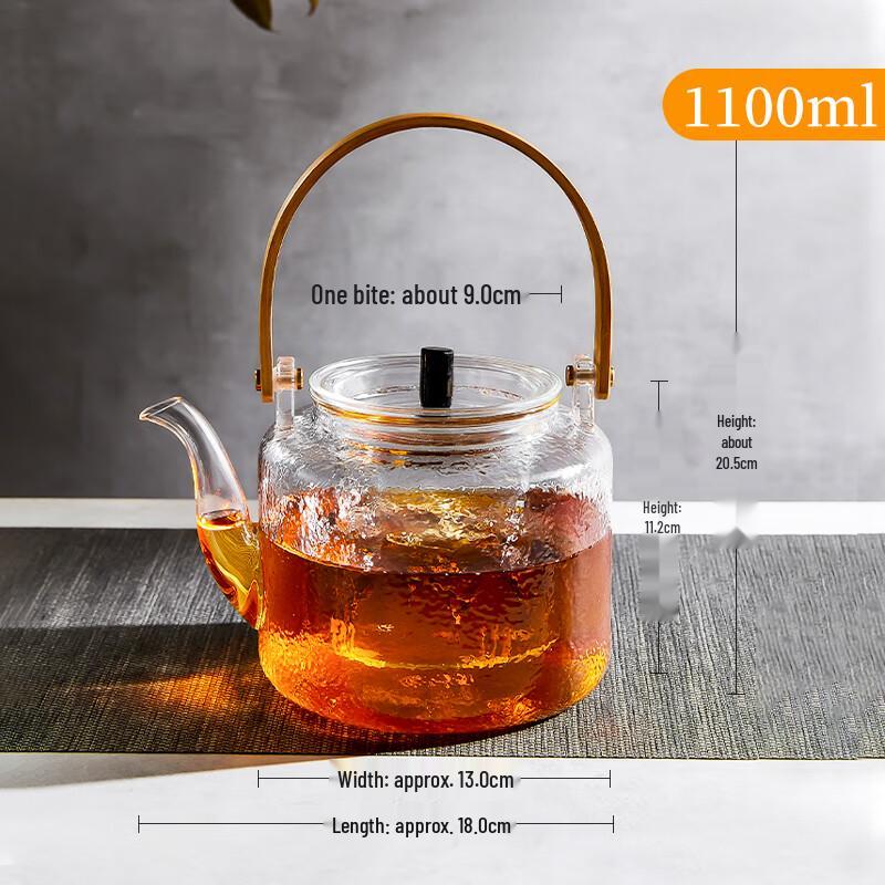 Handmade Heat-Resistant Glass Teapot