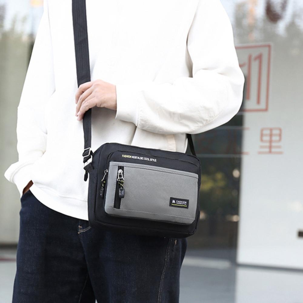 Wasserdichte Herren Business Tasche Große Kapazität Canvas Umhängetasche Herren Umhängetasche Handtasche