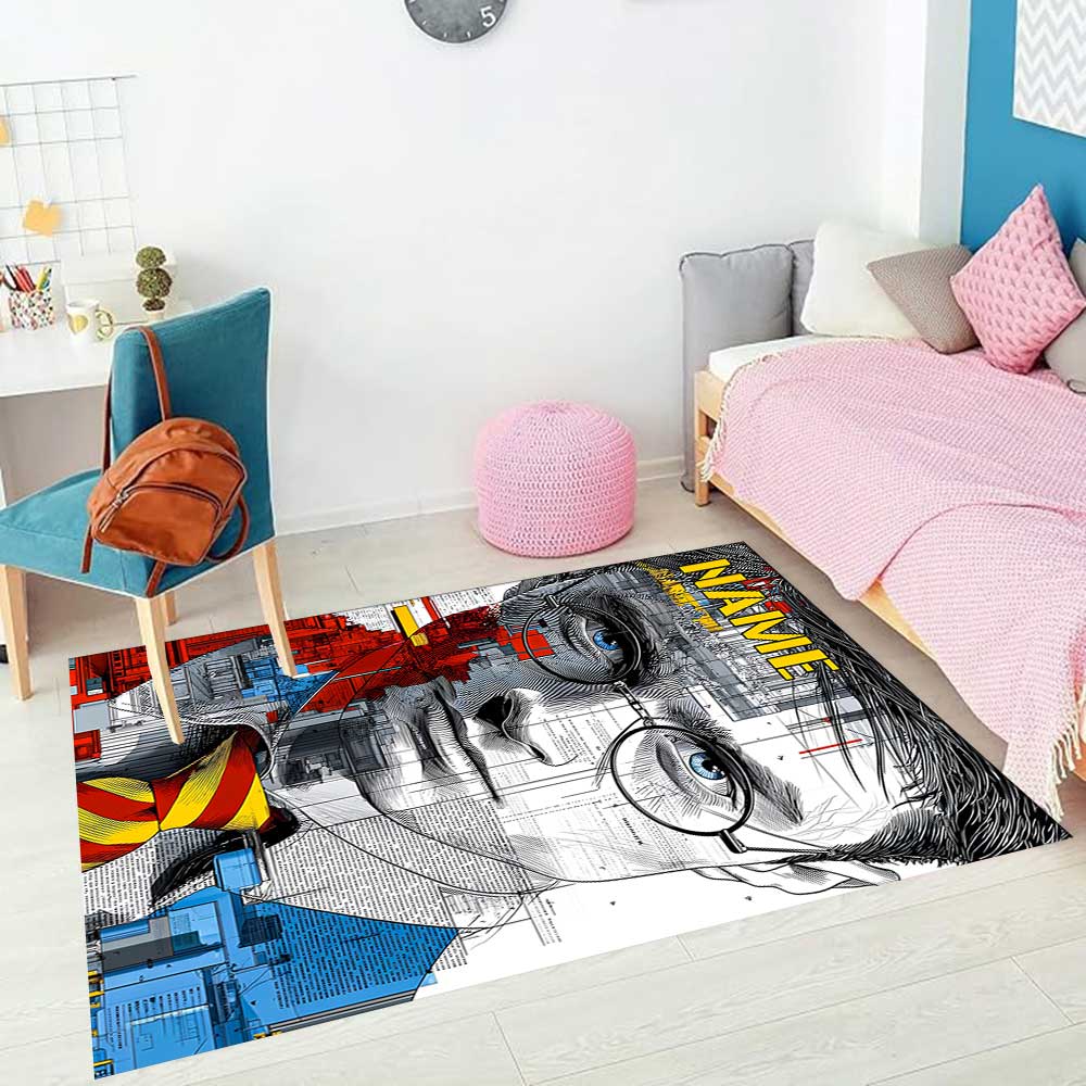 Warner Bros. Funktioniert (34) Personalisieren Sie Ihren Namens-Teppich, Ihr Bürostuhl-Kissen, Ihr Geschenk für Schlafzimmer und Wohnzimmer zu Hause.