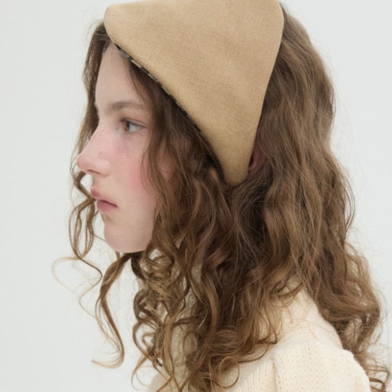 Brown Hat Folding Fascinator - England Check