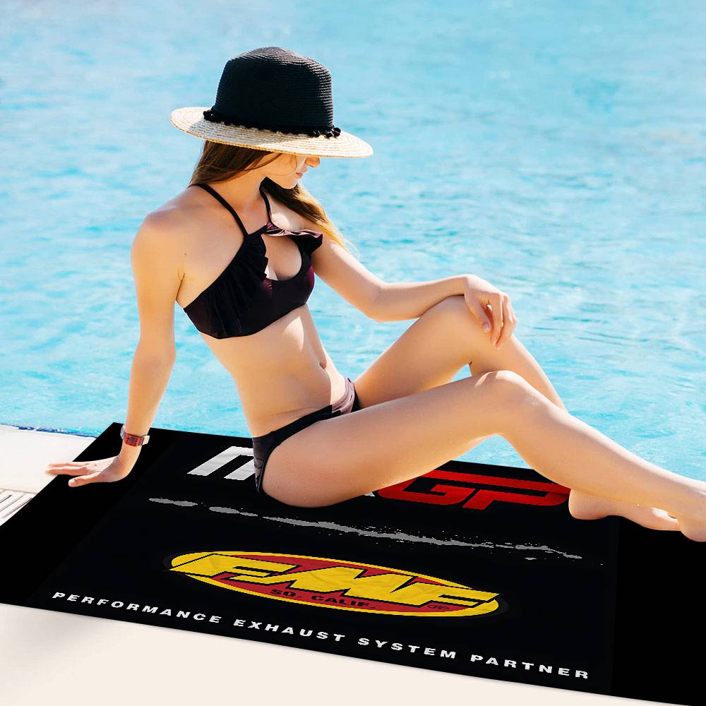 

FMF Racing Logo Anime Beach Swimming Towel Soft Absorbent Washcloth Children s Gifts For Kids Travel Camping Gym W30*H60(CM)