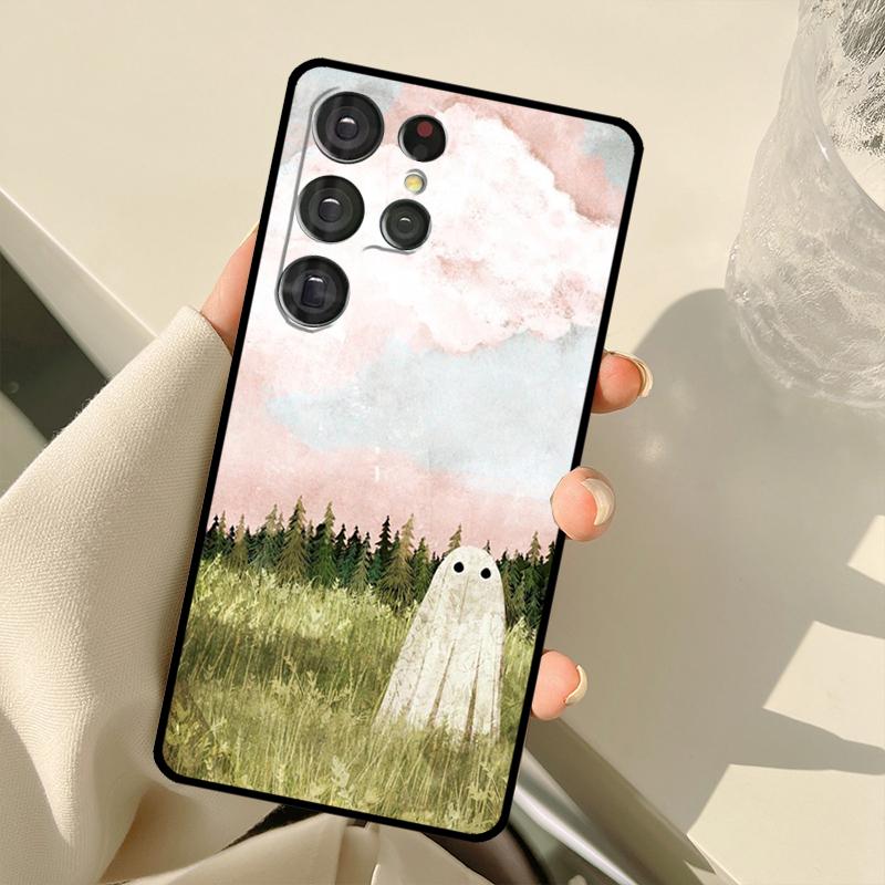Ghosts Funny Case For Samsung Galaxy S24 Ultra S21 S22 S23 S25 Ultra S9 S10 Plus S20 FE S25 FE Back Cover