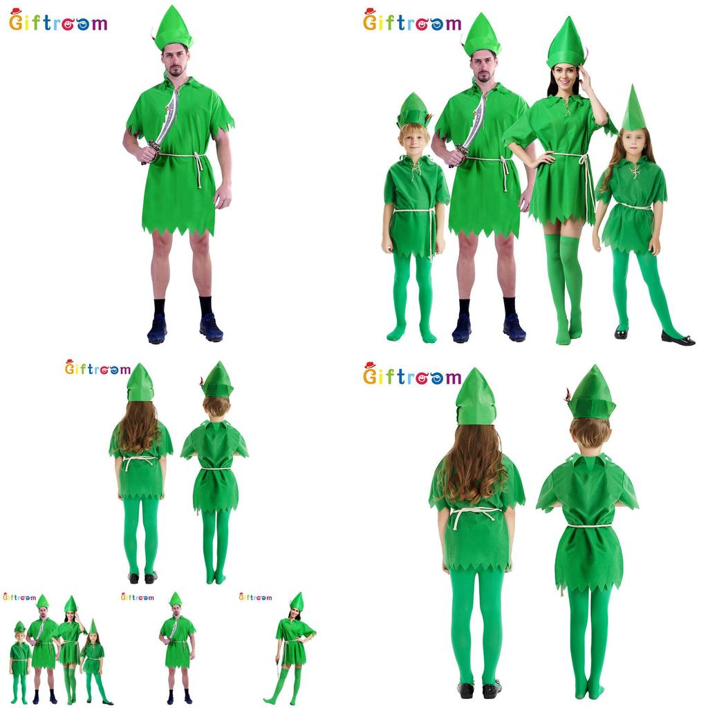 Couples And Family Friendly Peter Pan Costume For Halloween Theme Party Fun