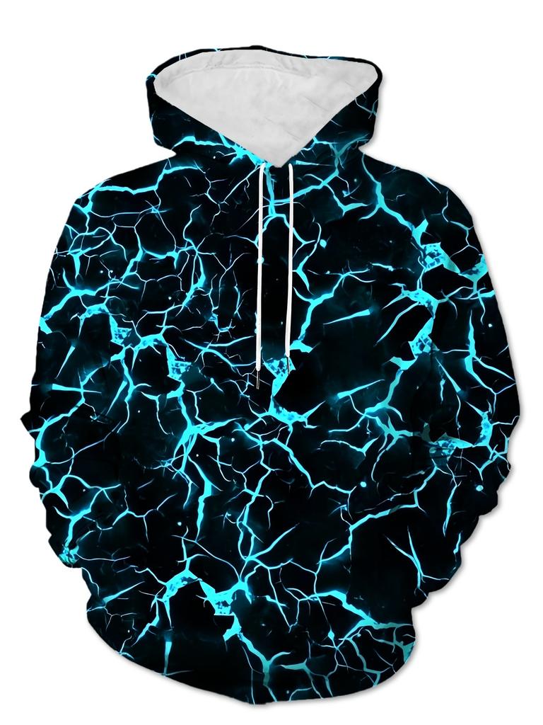 Pánská mikina s kapucí Regular Fit s klokaní kapsou a nastavitelnou šňůrkou, ideální neformální dárek pro podzimní a zimní streetwear