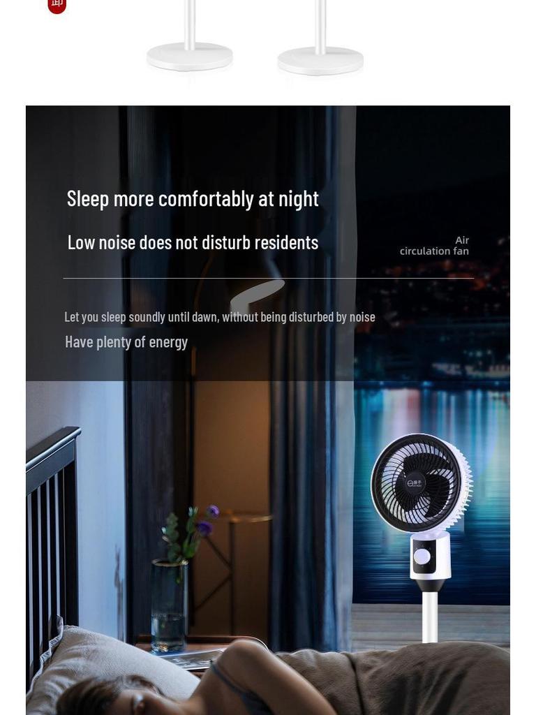 Leistungsstarker Dual-Use Energiespar-Elektrolüfter für Tisch- und Bodenaufstellung - Ideal für Wohnheime und Haushalte