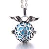 Hot-selling Aromatherapy Ancient Silver Style Cage Type Hollow Necklace Essential Oil Diffuser Perfume Box Ancient Hanfu Accessories
