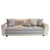 Almofada de sofá New Four Seasons Universal Light Luxury High-End Leather Sofa Cover Almofadas de assento antiderrapantes Capa de encosto Toalha