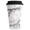 Mug - ocio stock - mordor map - 400ml - noir - rond