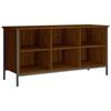 VidaXL Shoe Cabinet Brown Oak 100x35x50cm Engineered Wood 831842