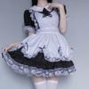 Mengmeng Soft Girl Sexy Lace Maid Dress Photogenic Set