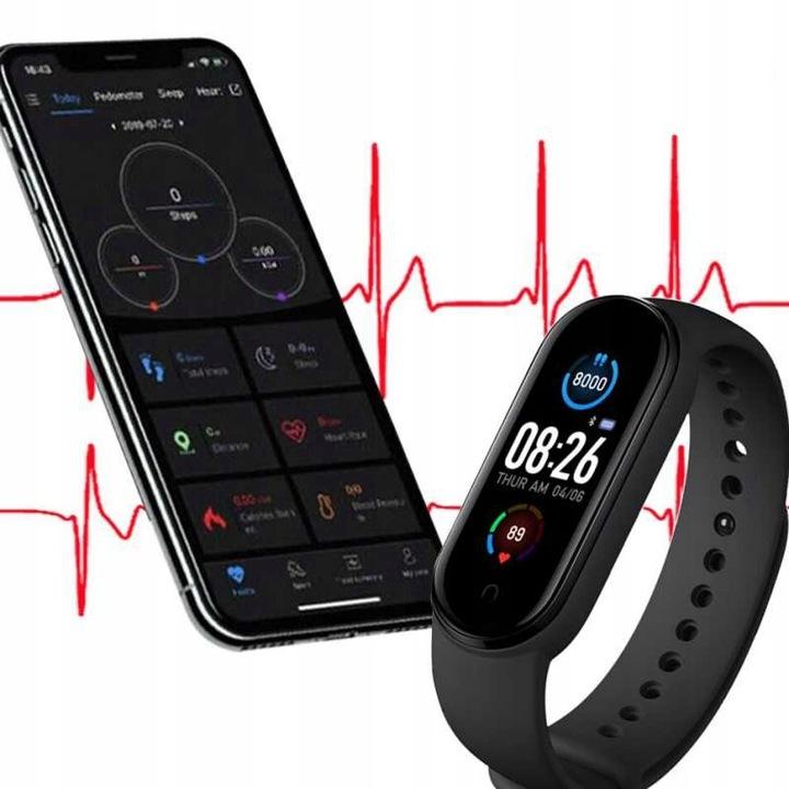 Smartband M5 Smartwatch Opaska Puls Kroki Rozmowy
