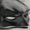 Kočičí maska ​​Halloween Black Half Face Pet Mask Maska inspirovaná netopýrem s otvory pro uši pro halloweenskou kostýmní cosplay rekvizitu