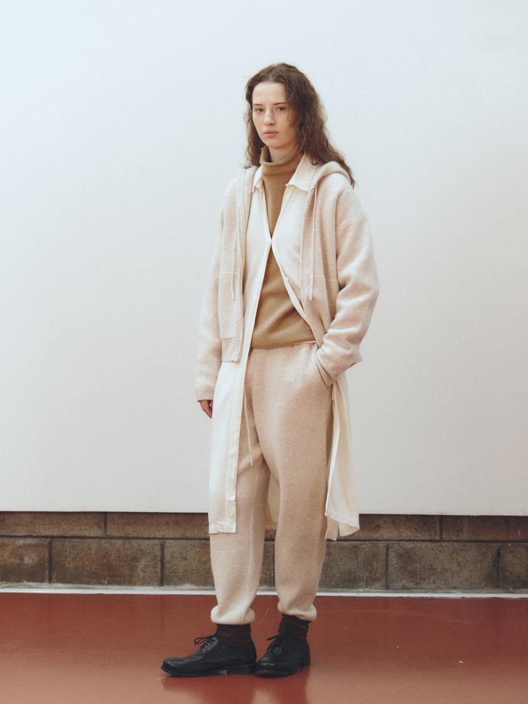Reply Pure Wool Jogger Pants_Pale Beige