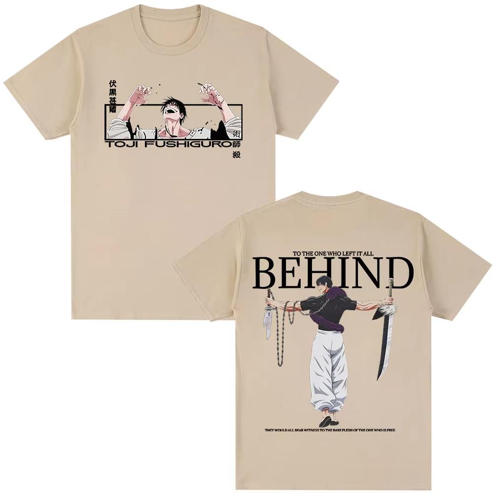 

Anime Jujutsu Kaisen Fushiguro Toji Printed T-shirt Men Women Clothing Fashion Hip Hop Oversized T Shirts Cotton Casual T-shirts 4XL