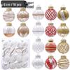 6cm Transparent PET Christmas Ornament Ball - Seamless, Painted, Hollow Design