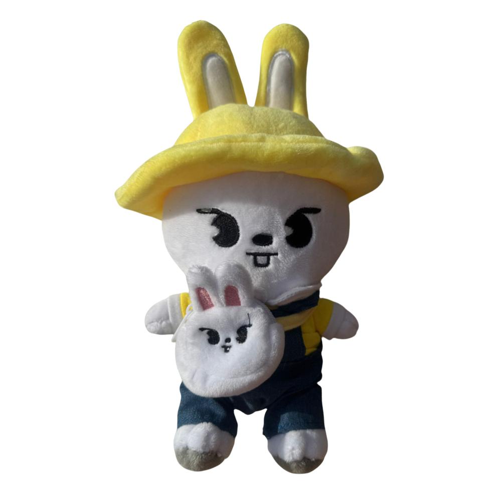 15 X 20 CM Plush Toy with Hat and Small Crossbody Bag Spring Kindergarten Stray Doll Cartoon Cute Doll for Holiday Surprise Gift