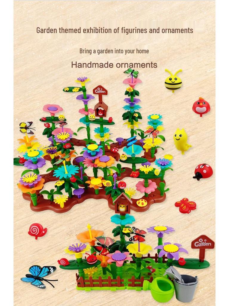 Interlocking DIY Garden Building Blocks - Free Shipping Children's Assembly Toy