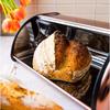 Large Steel Bread Bin 44cm Matte Rose Gold KINGHOFF KH-1870