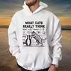 Funny Cat Physics Design Hoodies Math Science Humor Cat Print Sweatshirt Personalized Men Women Casual Streetwear Fashion Hoodie