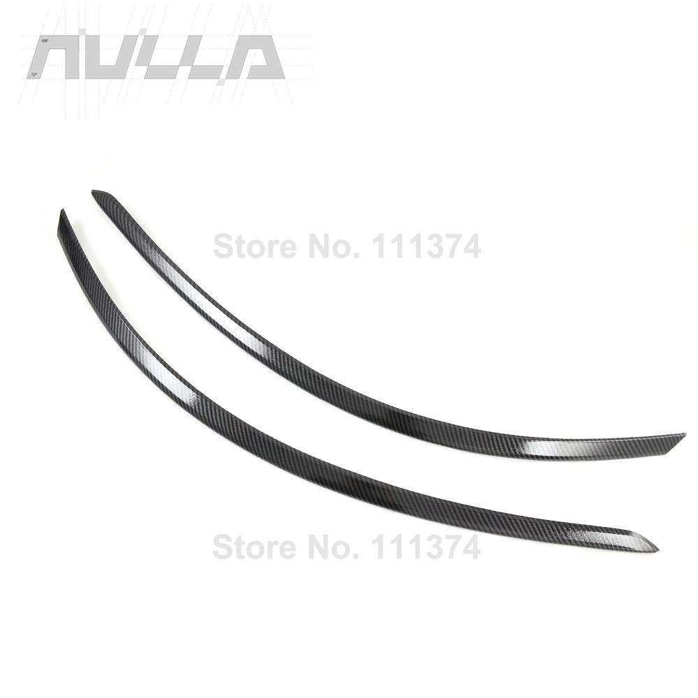 For Kia Carnival KA4   2022 Front Hood Bonnet Headlamp Eyebrow Trim Cover Car Accessories Exterior