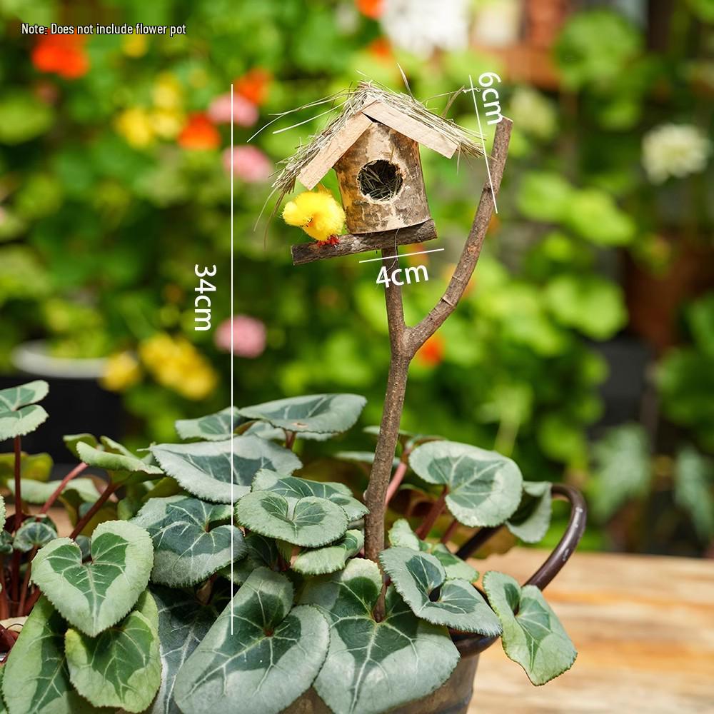 Cartoon-Tier- und Blumenschmuck: Garten- & Hofdekoration