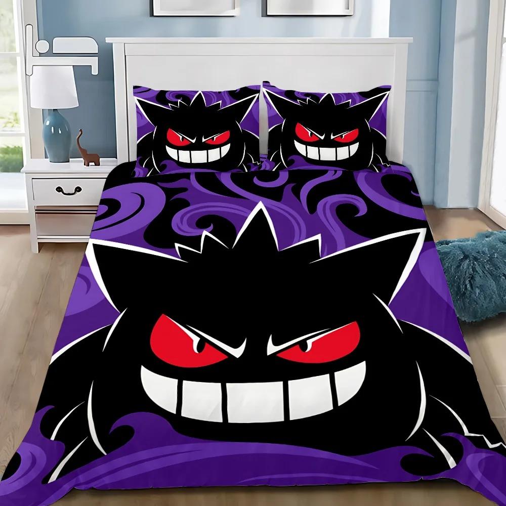 Bettbezug Kissenbezug Bettwäscheset Cartoon Böse Gengars Erwachsene Junge Mädchen Schlafzimmerdekoration Kindergeschenk Einzel Doppel Übergröße