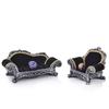 Jewelry Box Organizer Sofa Shaped Small Jewelry Rings Boxes Earrings Necklace Portable Storage Box Velvet Material