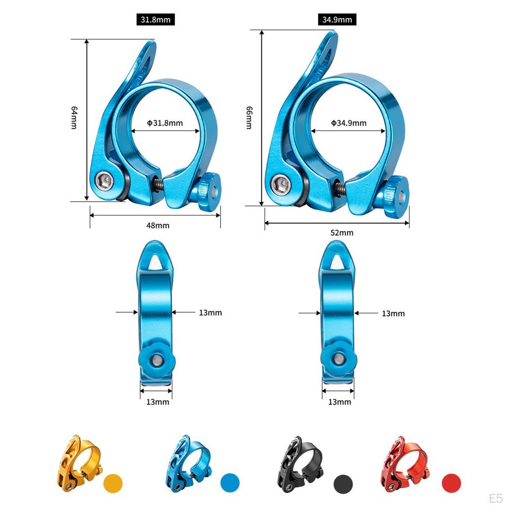 Seatpost Clamp Aluminum Alloy Seat for Mountain Bike Road