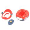 Children Multifunctional Toilets Cute Car Shape Portable Durable PU Cushion Baby Potty for Home Red