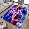 1pc Spooky Spider Web Portrait Carpet for Playroom Bedroom Living Room Sofa Home Decor,kids Game Area Rug Non-slip Floor Mat Y82674