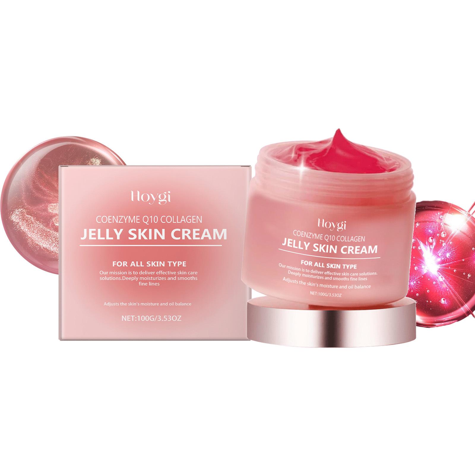

Collagen Jelly Face Cream Hydrating Nourishing Brightening Skin Moisturizer For Glowing Radiant Complexion 1pc