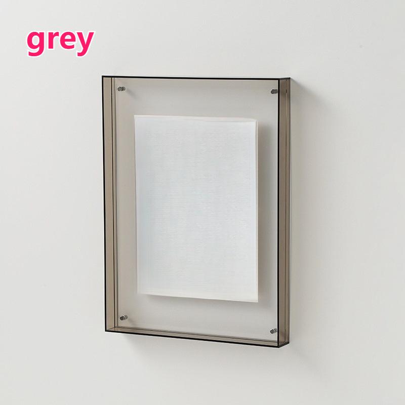 Colorful Acrylic Photo Frame Table Wall Hanging Ins Transparent Acrylic Picture Frame Poster Display Stand Home Ornaments Decor