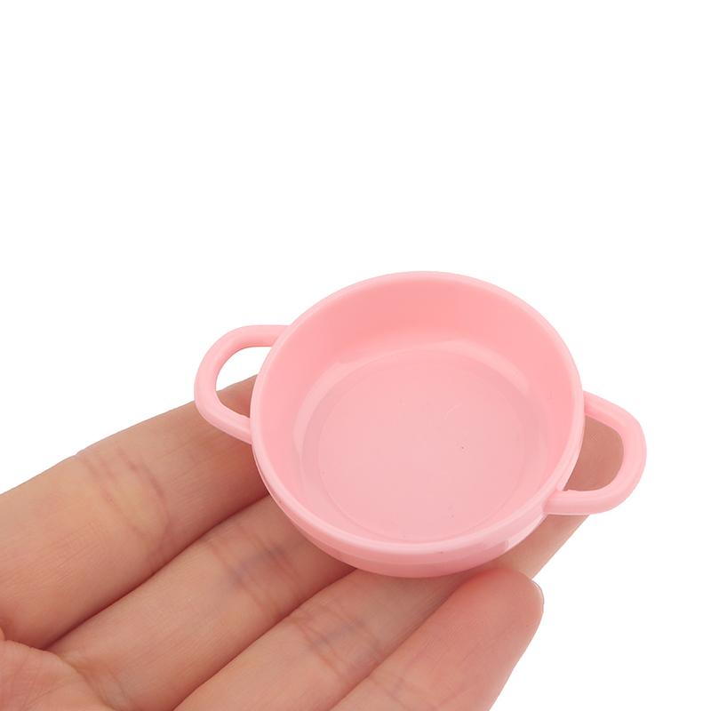 5Pcs 1/12 Dollhouse Simulation Soup Pot Model Dollhouse Miniature Kitchen Cookware Decoration Dolls House Accessories