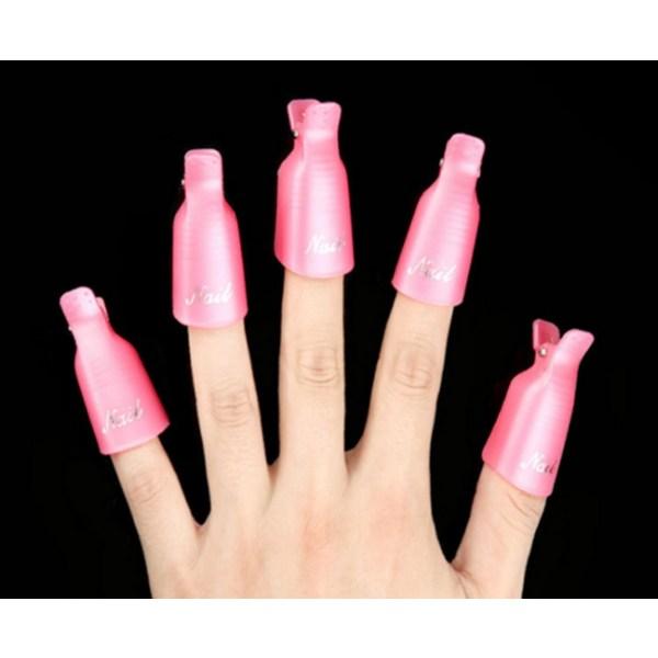 Daily Friends Nail Clip, Pink, 10