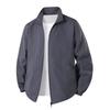 Men's Lightweight Spring/Autumn Sun Protection Jacket, Stand Collar, Loose Fit, Breathable, Plus Size for Middle-aged and Elderly