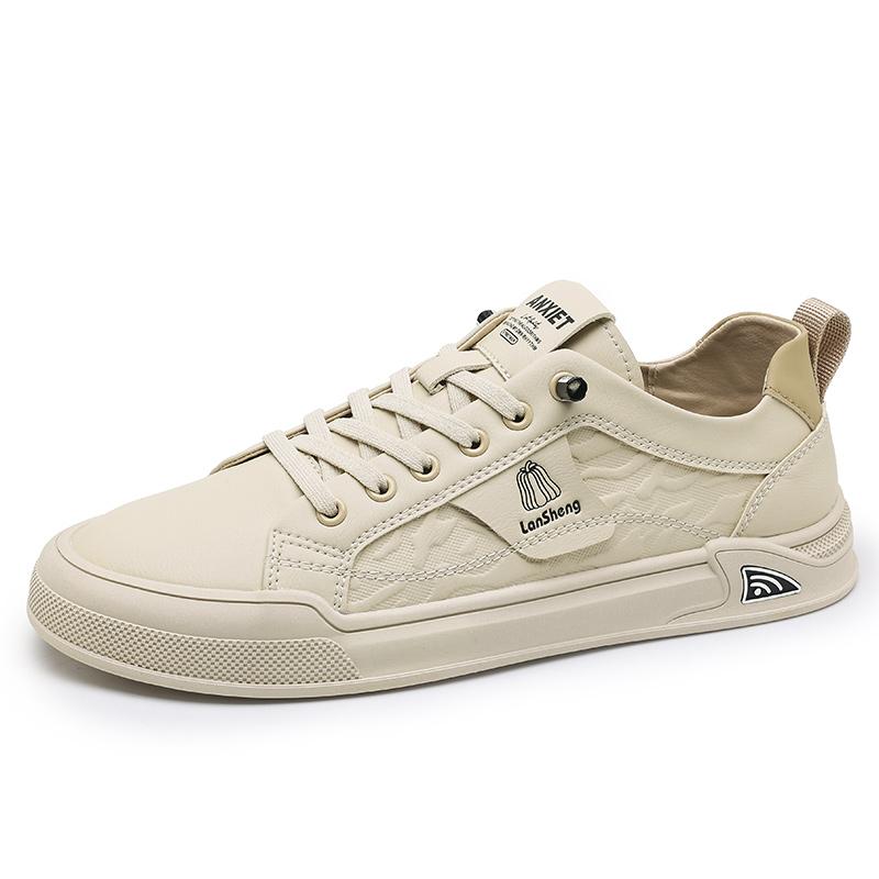 Fashion Men Leather Casual Shoes Luxury Design Lightweight Flats Men's Sneakers High Quality Comfortable Lace-up Men Driving shoes