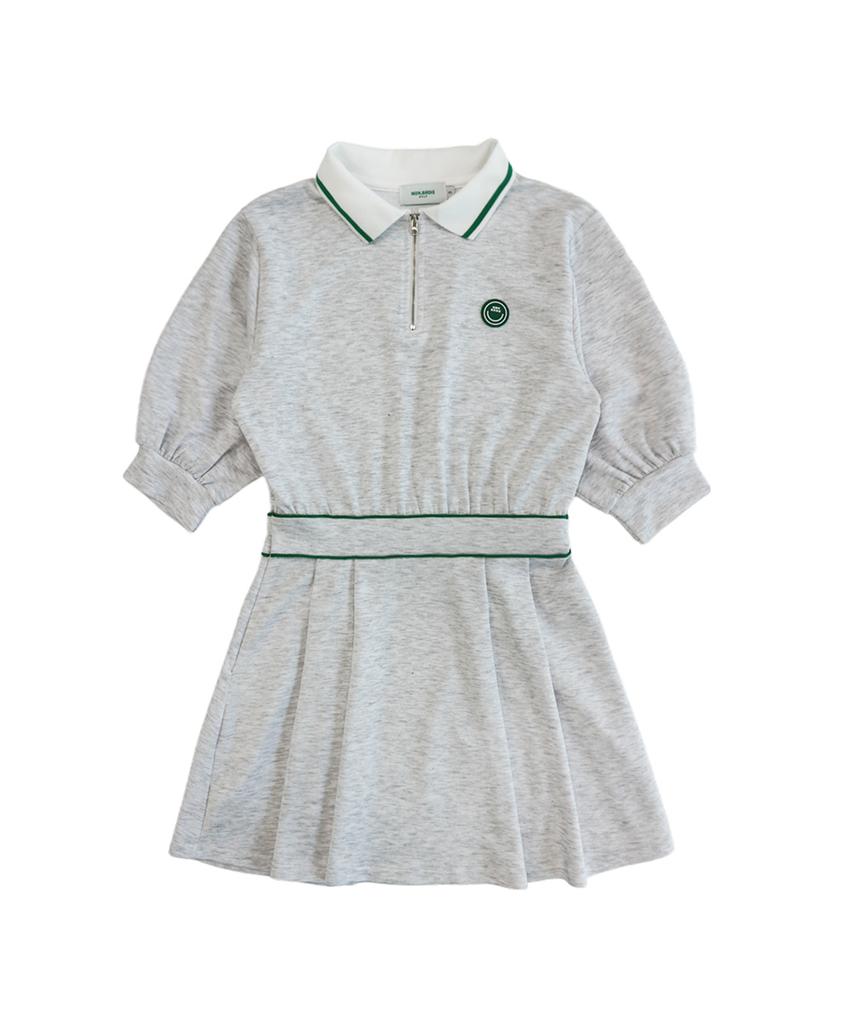 Mongbirdy Golf Voluminous Sleeve Golf Dress L.Grey
