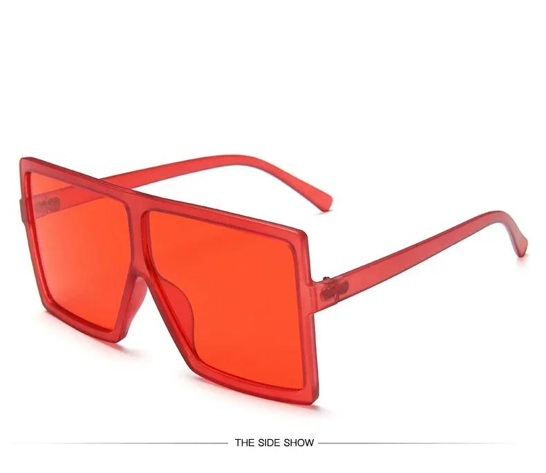 

Модные Люксовые Дизайнерские Винтажные Солнцезащитные Очки Женские Квадратные Большие Стильные Очки для Вечеринки Путешествий