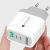 PD33W QC3.0 65W GaN Multi-Port Schnellladegerät – Europäischer Standard, 9V/12V Schnellladekopf