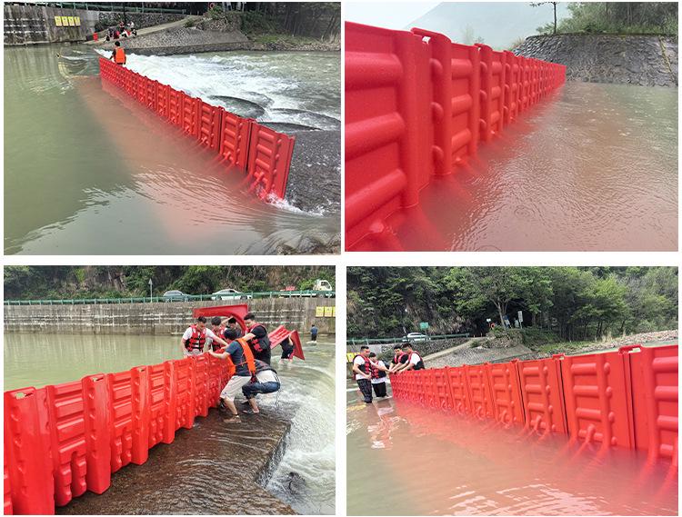 Thickened Modular Flood Control Barrier for Home and Basement Waterproofing