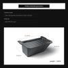 For Tesla Cybertruck 2025 2025 Rear Seat Storage Box Under Air Vent Storage Case Trash Can Organizer Car Interior Accessories
