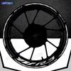 For YZF R3 YZF-R3 Motorcycle 17 Inch Front Rear Wheel Hub Sticker Waterproof Decal Reflective Modified Decorative Rim Stickers