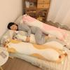 50/70/90/110/130cm Giocattoli Peluche Gatto Lungo Morbido Carino Divertente Pausa Ufficio Cuscino per Riposo Letto Sonno Decorazione Casa Bambola per Bambini Ragazza Regalo