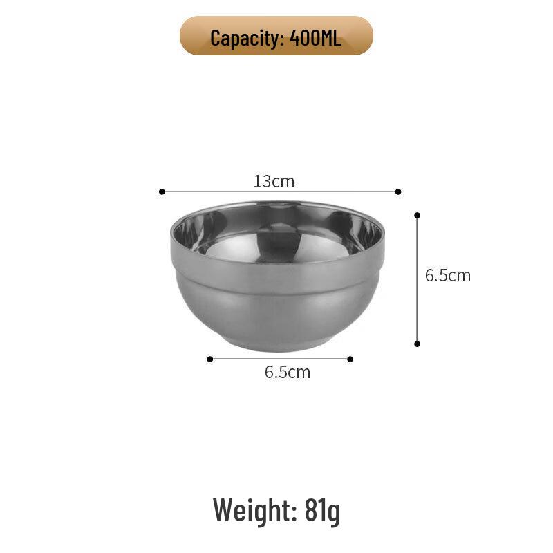 

ZISIZ Double-Layer Anti-Scald Kids Soup Bowl